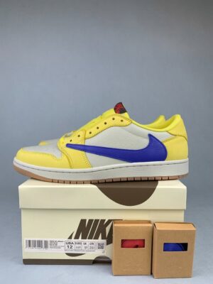 Air Jordan 1 Low Travis Canary