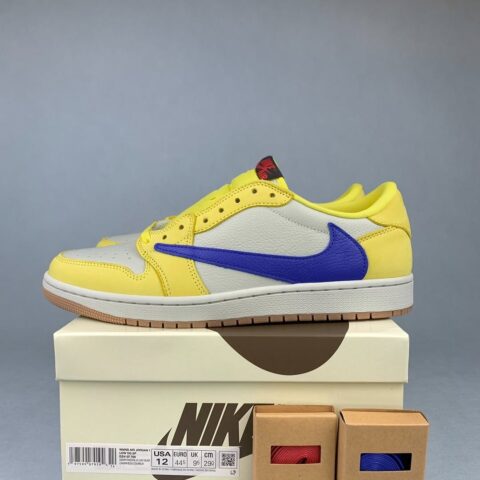 Air Jordan 1 Low Travis Canary
