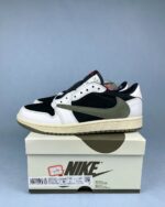 Air Jordan 1 Low Travis Olive
