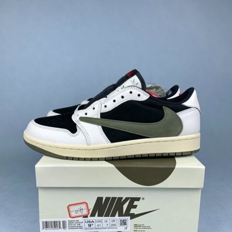 Air Jordan 1 Low Travis Olive
