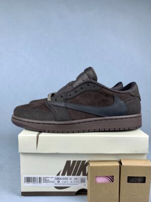 Air Jordan 1 Low Travis Velvet Brown