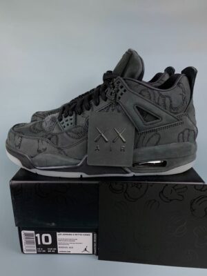 Air Jordan 4 Kaws Black