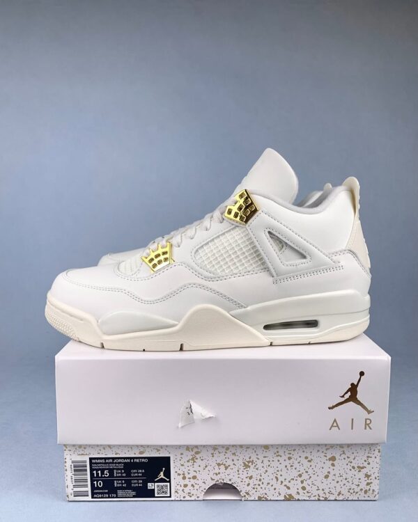 Air Jordan 4 Metallic Gold