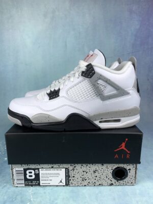 Air Jordan 4 White Cement