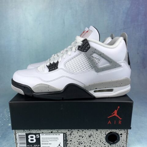 Air Jordan 4 White Cement